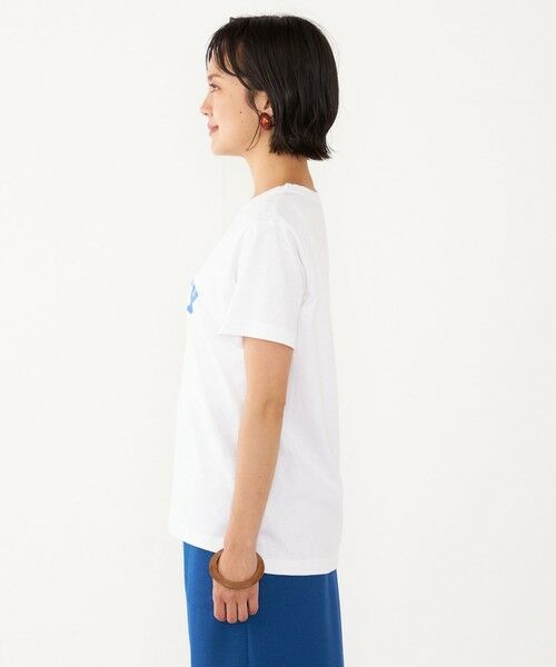 SHIPS for women / シップスウィメン Tシャツ | SHIPS Colors:〈洗濯機可能〉REMERCY ロゴ TEE | 詳細5