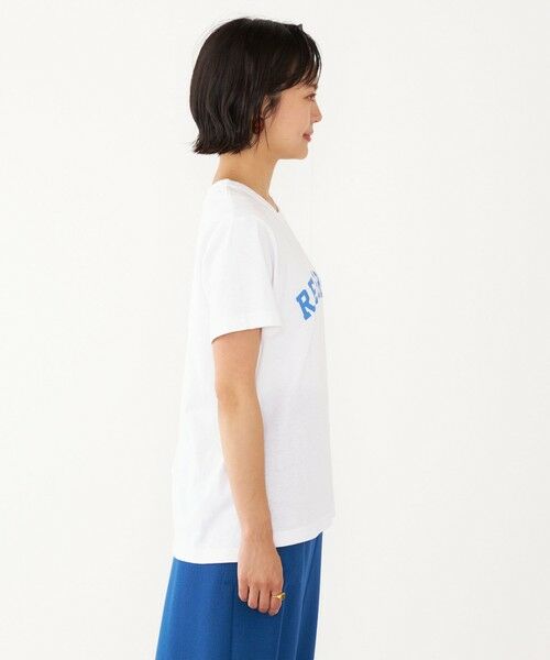 SHIPS for women / シップスウィメン Tシャツ | SHIPS Colors:〈洗濯機可能〉REMERCY ロゴ TEE | 詳細7