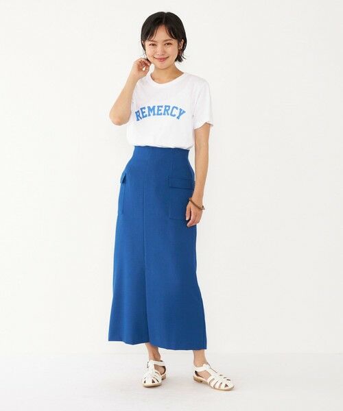 SHIPS for women / シップスウィメン Tシャツ | SHIPS Colors:〈洗濯機可能〉REMERCY ロゴ TEE | 詳細11