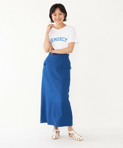 SHIPS for women / シップスウィメン Tシャツ | SHIPS Colors:〈洗濯機可能〉REMERCY ロゴ TEE | 詳細15