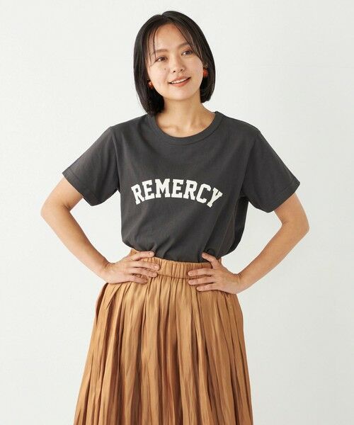 SHIPS for women / シップスウィメン Tシャツ | SHIPS Colors:〈洗濯機可能〉REMERCY ロゴ TEE | 詳細19