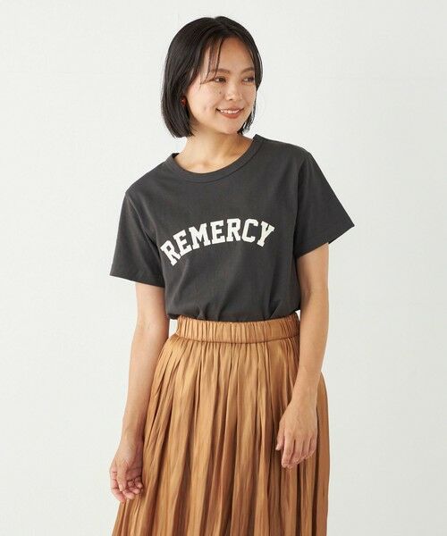 SHIPS for women / シップスウィメン Tシャツ | SHIPS Colors:〈洗濯機可能〉REMERCY ロゴ TEE | 詳細20