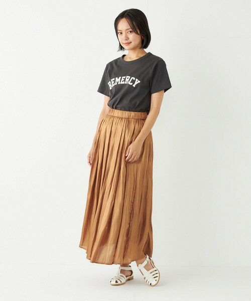SHIPS for women / シップスウィメン Tシャツ | SHIPS Colors:〈洗濯機可能〉REMERCY ロゴ TEE | 詳細21