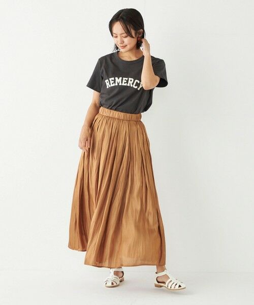 SHIPS for women / シップスウィメン Tシャツ | SHIPS Colors:〈洗濯機可能〉REMERCY ロゴ TEE | 詳細22