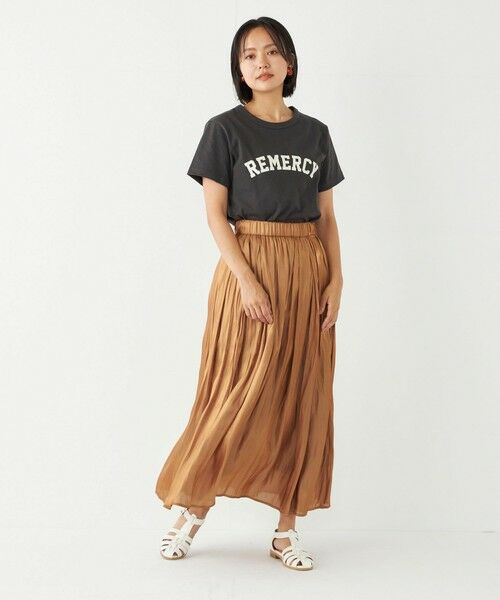 SHIPS for women / シップスウィメン Tシャツ | SHIPS Colors:〈洗濯機可能〉REMERCY ロゴ TEE | 詳細23