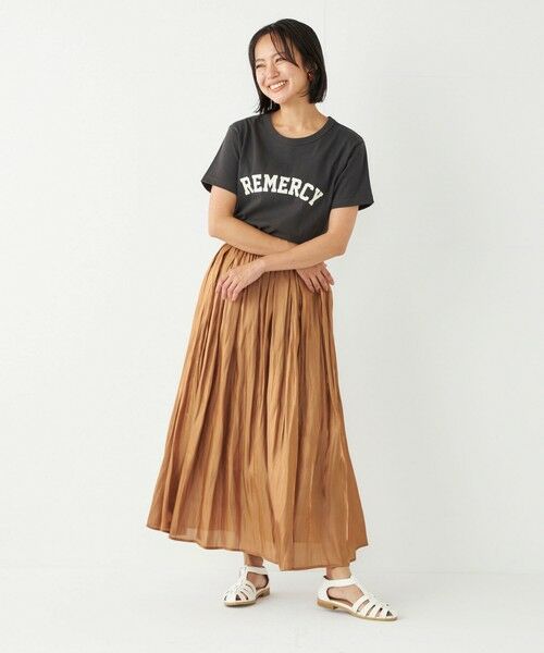 SHIPS for women / シップスウィメン Tシャツ | SHIPS Colors:〈洗濯機可能〉REMERCY ロゴ TEE | 詳細25