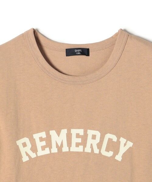 SHIPS for women / シップスウィメン Tシャツ | SHIPS Colors:〈洗濯機可能〉REMERCY ロゴ TEE | 詳細28