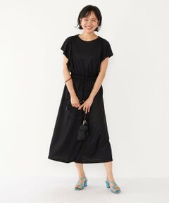 SHIPS Colors:〈洗濯機可能〉カノコ ラッフル スリーブ ワンピース