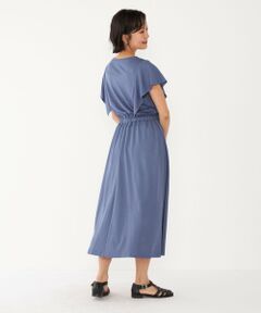 SHIPS / シップス ロング・マキシ丈ワンピース | SHIPS Colors:〈洗濯機可能〉カノコ ラッフル スリーブ ワンピース