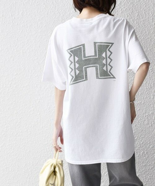 SHIPS for women / シップスウィメン Tシャツ | *HAWAII / YALE カレッジ ワッペン TEE◇ | 詳細8