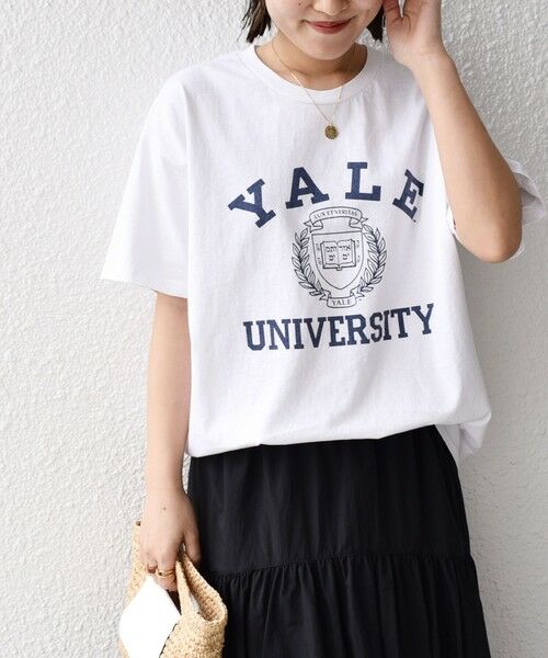 SHIPS for women / シップスウィメン Tシャツ | *HAWAII / YALE カレッジ ワッペン TEE◇ | 詳細23