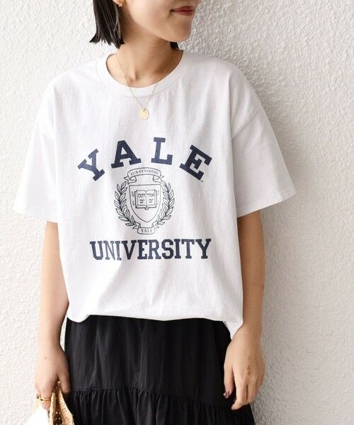 SHIPS for women / シップスウィメン Tシャツ | *HAWAII / YALE カレッジ ワッペン TEE◇ | 詳細24