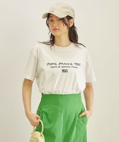 SHIPS for women / シップスウィメン Tシャツ | GOOD ROCK SPEED:PARIS プリント フォト Tシャツ | 詳細16