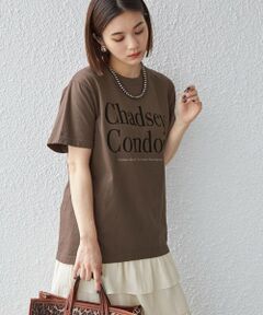 Odub:〈手洗い可能〉ビンテージ加工 ロゴ TEE◇