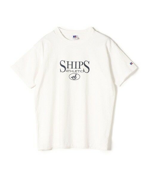 SHIPS for women / シップスウィメン Tシャツ | * RUSSELL ATHLETIC SHIPS ロゴ TEE◇ | 詳細1