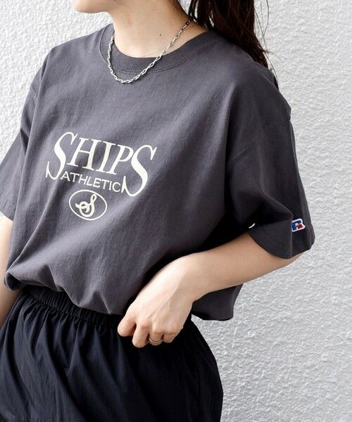 SHIPS for women / シップスウィメン Tシャツ | * RUSSELL ATHLETIC SHIPS ロゴ TEE◇ | 詳細18
