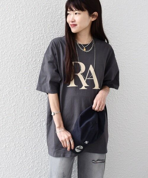 SHIPS for women / シップスウィメン Tシャツ | * RUSSELL ATHLETIC SHIPS ロゴ TEE◇ | 詳細28