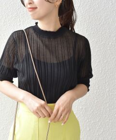 SHIPS / シップス ニット・セーター | *〈手洗い可能〉シアー ストライプ メロウ プルオーバー ◇