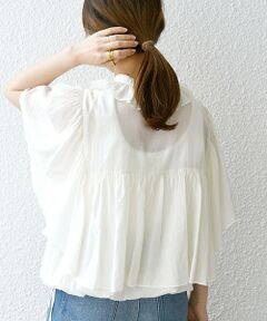 SHIPS / シップス シャツ・ブラウス | SHIPS any:〈洗濯機可能〉ヨークフリル ドロスト ブラウス