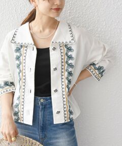 SHIPS / シップス シャツ・ブラウス | bon_meur: ドリ刺繍 シャツ ブラウス