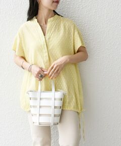 SHIPS / シップス シャツ・ブラウス | SHIPS any:〈洗濯機可能〉カットジャカード ヘム ドロスト シャツ ブラウス