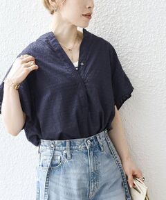 SHIPS / シップス シャツ・ブラウス | SHIPS any:〈洗濯機可能〉カットジャカード ヘム ドロスト シャツ ブラウス