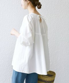 SHIPS / シップス シャツ・ブラウス | SHIPS any:〈洗濯機可能〉ミニ サッカー ティアード ブラウス 23SS