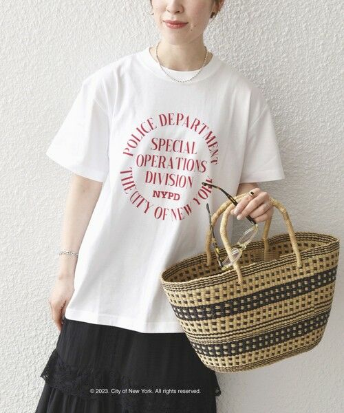 SHIPS for women / シップスウィメン Tシャツ | GOOD ROCK SPEED:〈洗濯機可能〉NYC ロゴ TEE | 詳細6