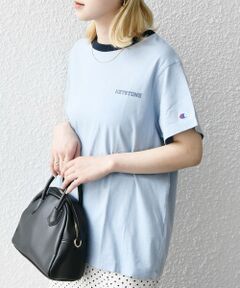 Champion:〈洗濯機可能〉ミニロゴ リンガー TEE