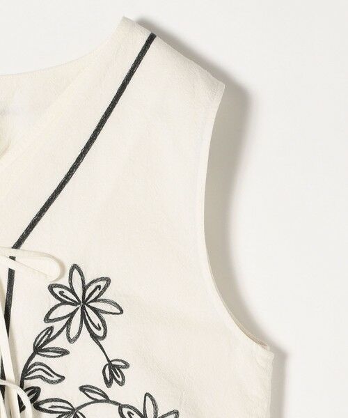 bon_meur:〈洗濯機可能〉ドリ刺繍 ベスト セット ワンピース （ロング