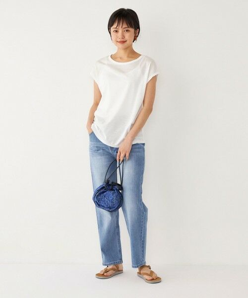 SHIPS for women / シップスウィメン Tシャツ | SHIPS Colors:〈洗濯機可能〉フレンチスリーブ TEE2 | 詳細12