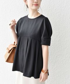 SHIPS / シップス シャツ・ブラウス | * 〈洗濯機可能〉リネンライク タック フレア ブラウス ◇