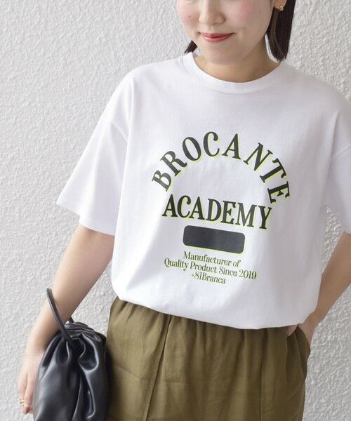 SHIPS for women / シップスウィメン Tシャツ | * 81BRANCA BROCANTE ACADEMY TEE◇ | 詳細4