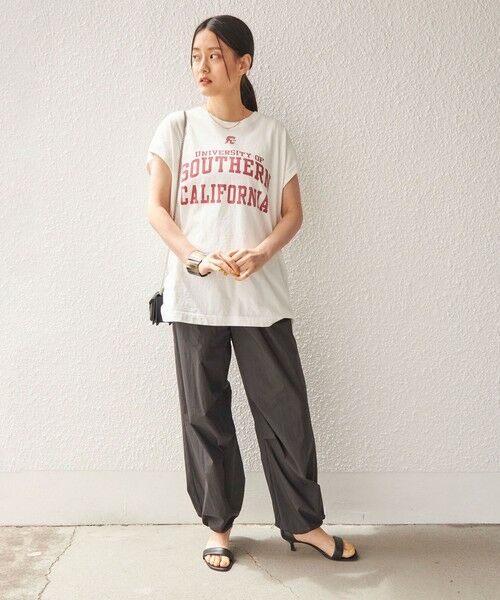 SHIPS for women / シップスウィメン Tシャツ | 81BRANCA:  カレッジ ノースリーブ TEE | 詳細29