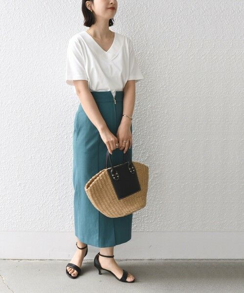 SHIPS / シップス Tシャツ | 【WEB限定】〈ネックが選べる2サイズ展開〉オーガニックコットン バリエーションネック TEE | 詳細4