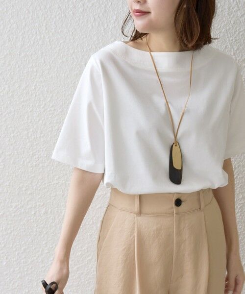 spitz　　k18ネックレス　チュニック、tシャツ2点 合計4点 WISHBONE V NECKLACE(2ZN2470)K18 ネックレス｜スタージュエリー