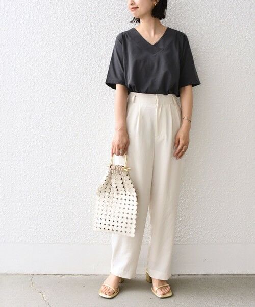 SHIPS / シップス Tシャツ | 【WEB限定】〈ネックが選べる2サイズ展開〉オーガニックコットン バリエーションネック TEE | 詳細19