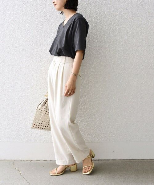 SHIPS / シップス Tシャツ | 【WEB限定】〈ネックが選べる2サイズ展開〉オーガニックコットン バリエーションネック TEE | 詳細20