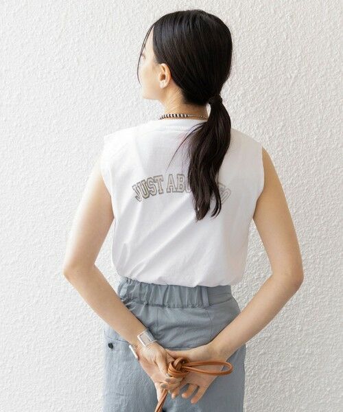 SHIPS for women / シップスウィメン Tシャツ | 81BRANCA:JUST ABOUT ノースリーブ TEE | 詳細12
