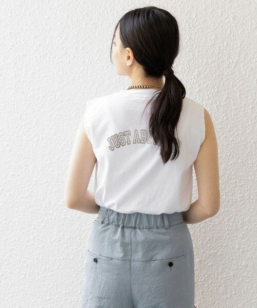 SHIPS for women / シップスウィメン Tシャツ | 81BRANCA:JUST ABOUT ノースリーブ TEE | 詳細13