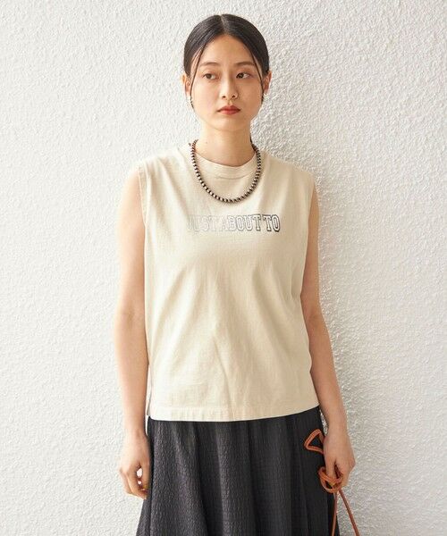 SHIPS for women / シップスウィメン Tシャツ | 81BRANCA:JUST ABOUT ノースリーブ TEE | 詳細29