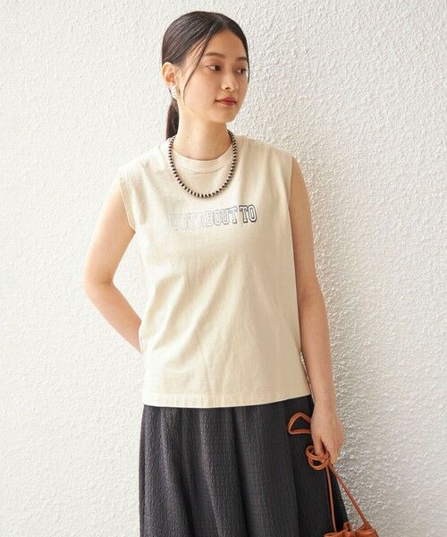 SHIPS for women / シップスウィメン Tシャツ | 81BRANCA:JUST ABOUT ノースリーブ TEE | 詳細30