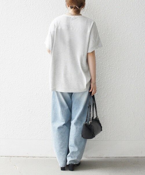 SHIPS / シップス Tシャツ | 【WEB限定】SHIPS any:〈洗濯機可能〉ワッフル ワイド TEE | 詳細24