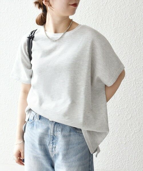 SHIPS / シップス Tシャツ | 【WEB限定】SHIPS any:〈洗濯機可能〉ワッフル ワイド TEE | 詳細25
