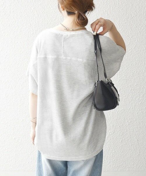 SHIPS / シップス Tシャツ | 【WEB限定】SHIPS any:〈洗濯機可能〉ワッフル ワイド TEE | 詳細27