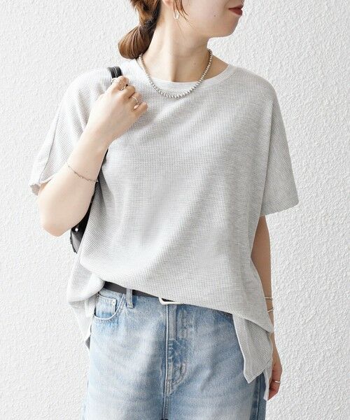 SHIPS / シップス Tシャツ | 【WEB限定】SHIPS any:〈洗濯機可能〉ワッフル ワイド TEE | 詳細28