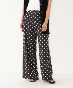 SHIPS / シップス その他パンツ | SHIPS Colors:〈洗濯機可能〉リネン レーヨン ドット プリント ワイド パンツ