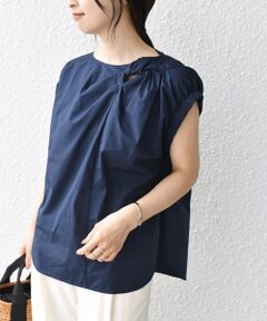 SHIPS / シップス シャツ・ブラウス | * 〈洗濯機可能〉コットン ブロード ノット デザイン ブラウス◇