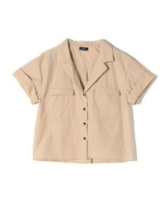 SHIPS / シップス シャツ・ブラウス | 〈手洗い可能〉コットン ナイロン ポケット 開襟 シャツ