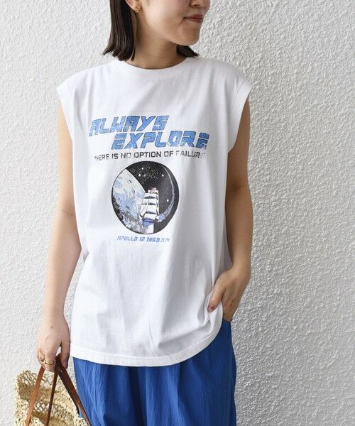 SHIPS for women / シップスウィメン Tシャツ | * NASA APOLLO 12 ロック ノースリーブ TEE◇ | 詳細3